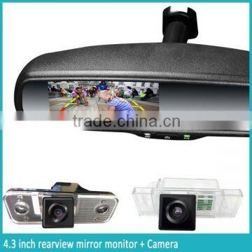 Germid Car Rearview Mirror With Bluetooth Wireless Backup Camera Display