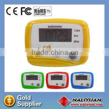 LCD display pedometer with belt clip pedometer with altimeter fitness pedometer