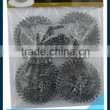 kitchen cleaning stainless steel scourer galvanized scourer ball steel mesh ball scourer