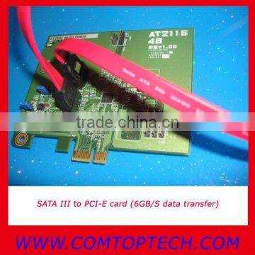 sataiii to pcie card