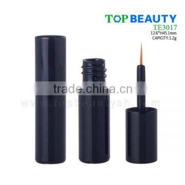 TE3017-1 Black Packaging Plastic Makeup Eyeliner Tubes Packaging photo-4
