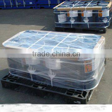100-500% stretch raito PE stretch & shrink film for pallet or steel coil packaging