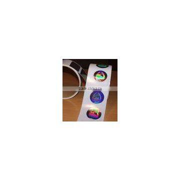 3d holographic transparent sticker