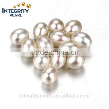 8-8.5mm AAA white tear drop oval shape natural freshwater loose pearl beads