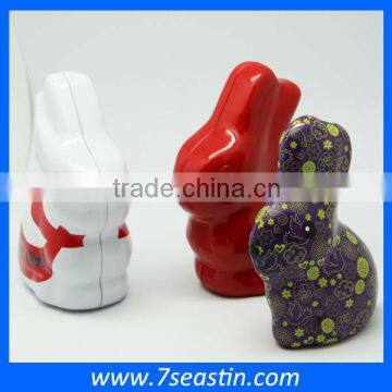 Special Rabit Shape Tin Box For Gift For Kids