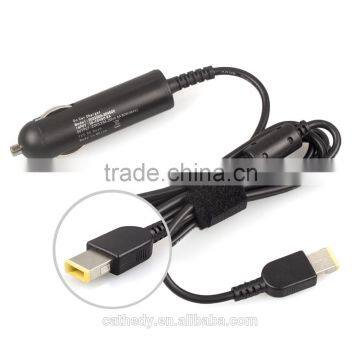 65W-90W Laptop car charger 20V 3.25A / 4.5A for lenovo YAGO10 11S 13 Thinkpad X1 S3 S5 with USB Tip