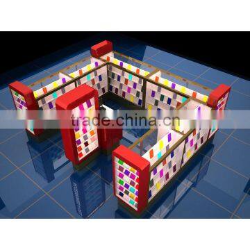 customized cell phone accessories display kiosk/stand/showcase/rack