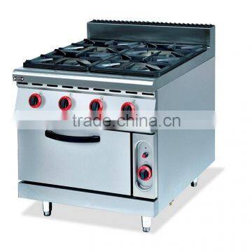 Gas Burner Range - 4/5/6/8 Burners, gas cooking range with Stainless Steel Body