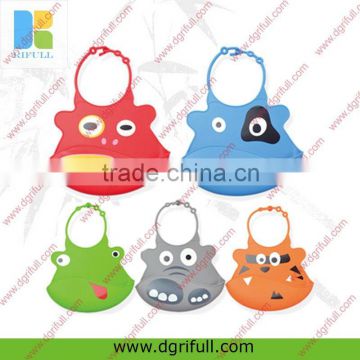 hot selling manufacturer promotion gift silicone baby bib