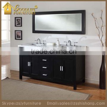 2016 Qualified Wooden Double Sink Arts and Crafts Bathroom Vanity