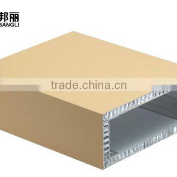 10mm PVDF coated Aluminum honeycomb panel for curtain wall decoration