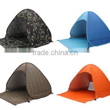 2-3 Persons fishing tent Outdoor camping hiking beach summer tent UV protection fully sun shade Quick Automatic Opening Hot Sale