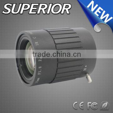 infrared glasses machine vision lens!!C mount cctv lens Fujian cctv 35mm f1.8 8megapixel manual iris lens for machine vision