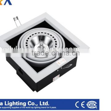 Recessed AR111 led spotlight bindings ,aluminum ceiling light ,led office grille light