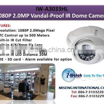 IW-A3033HL 1080P 4 6 8mm Fix Lens Night Vision AHD Camera