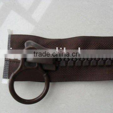 Brown Plastic Zippers/Slide Fastener