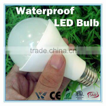 CE RoHS ceramic IP65 bulbs waterproof led shower light bulb