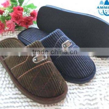 OEM man's side stitching good quality new designs cheaper price EVA indoor slippers