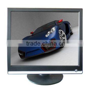 black color wall mount desktop 19 inch 12v square lcd monitor