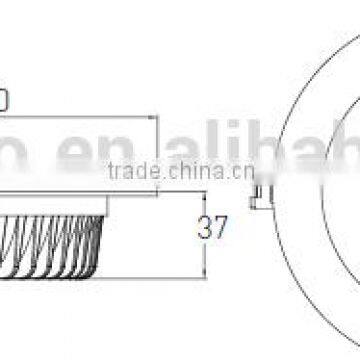 High Quantity Bright 20w Led Celling Lamp ac 110v 220v Recessed Led Downlight photo-4