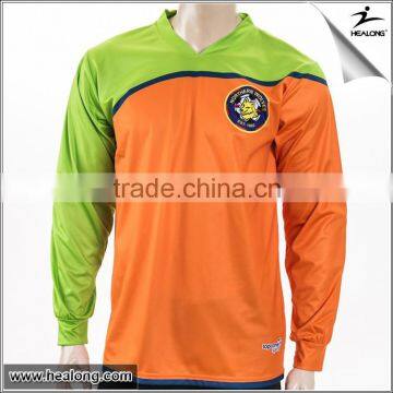 thai quality football shirt maker soccer jersey goalkeeper shirt