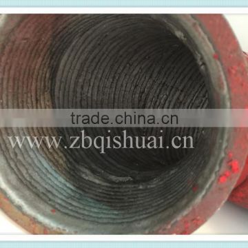 Abrasion resistant hardfacing pipe