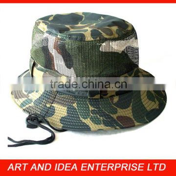 military hat mesh bucket hats for men