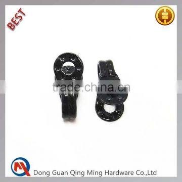 Black Shoe Lace Eyelet Hardware Metal Hook For Shoes