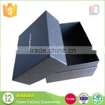 New Premium Custom Logo Printing Black Luxury Underwear Box With Lids