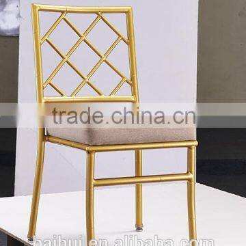 Manufacturer Popular Modern Design Hign quality Stacking Aluminum Chiavari Chair