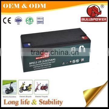 autos a bateria 12V 25Ah lead acid battery electric scooter battery