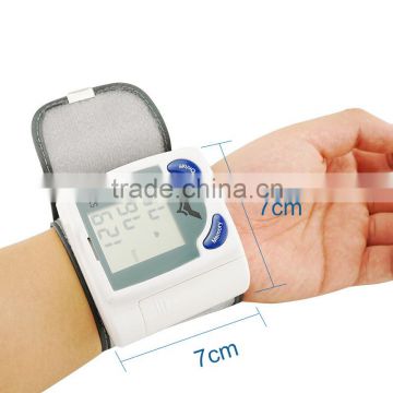 New Wrist Cuff LCD Digital Blood Pressure Pulse Monitor with good quality