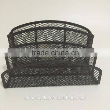 2016 Factory Best Selling Promotional Gifts Office and School Desk Organizer Metal Mesh Pen Holder