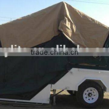 canvas cover camping trailer