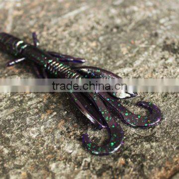 soft fishing lure with salt,freshwater soft lure G04