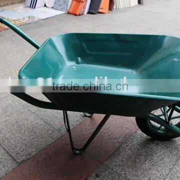 Green wheelbarrow small wheelbarrow china powered wheelbarrows for sale WB6400