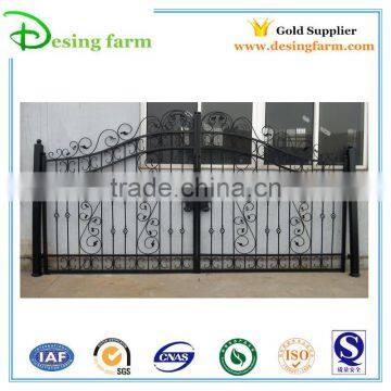 2015 powder coating Iron gate designs simple for sale