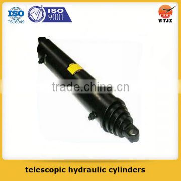 Quality assured piston type seal telescopic hydraulic cylinders for construction machine