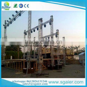 2017 Sgaier truss lifting bolt truss , spigot truss ,goal post lighting show truss