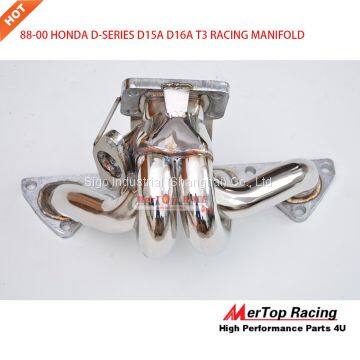 Mertop Race Stainless Turbo Manifold Header 88-00 Hond* Civi* w/ B Series photo-3