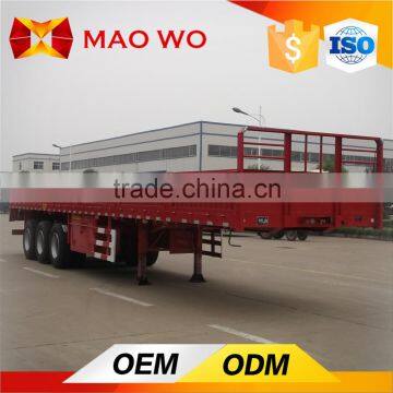 OEM Long Bed Pipe Transport Hight Side Trailer for Sale photo-3