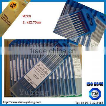 Europe Quality Wt20 2% Thoirated Tungsten Electrodes 1.6 /2.4/3.2mm Diameter photo-3