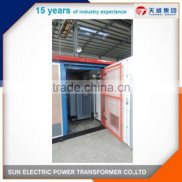 European type 11kv power distribution boxes transformer substation with dry type transformer