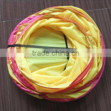2016pop up Arrive T Style Cat Tunnel Pet Toy Wholesale Candy Color Polytser Cat Tunnel photo-6