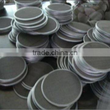 Hot sales!best price stainless steel wire mesh filter disc (factory direct sale)