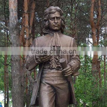 Outdoor Life Size Bronze Newton Sculpture photo-2
