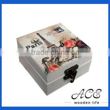 Customization Printing Wooden Box UV Printing Jewel Case