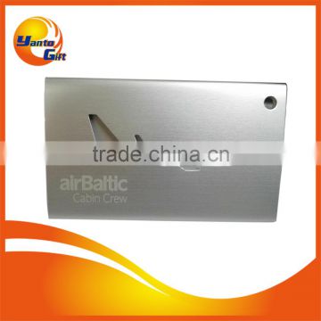 Custom Logo Laser Air Plane Shape Aluminum Metal Tags