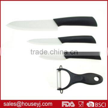 3pcs Ceramic Knife+ceramic Peeler With PP Handle EVA Box Packing 4pcs Kitchen Knife Set photo-2