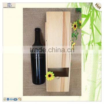 Handling Single Bottle Easy Sliding Wine Box Suitcase photo-5